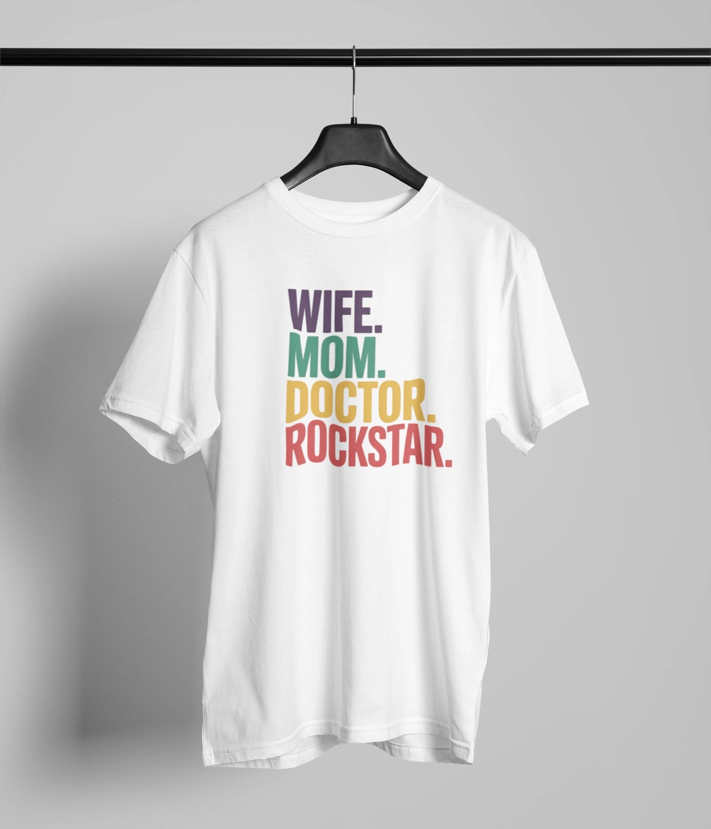Wife mom doctor rockstar T-Shirt
