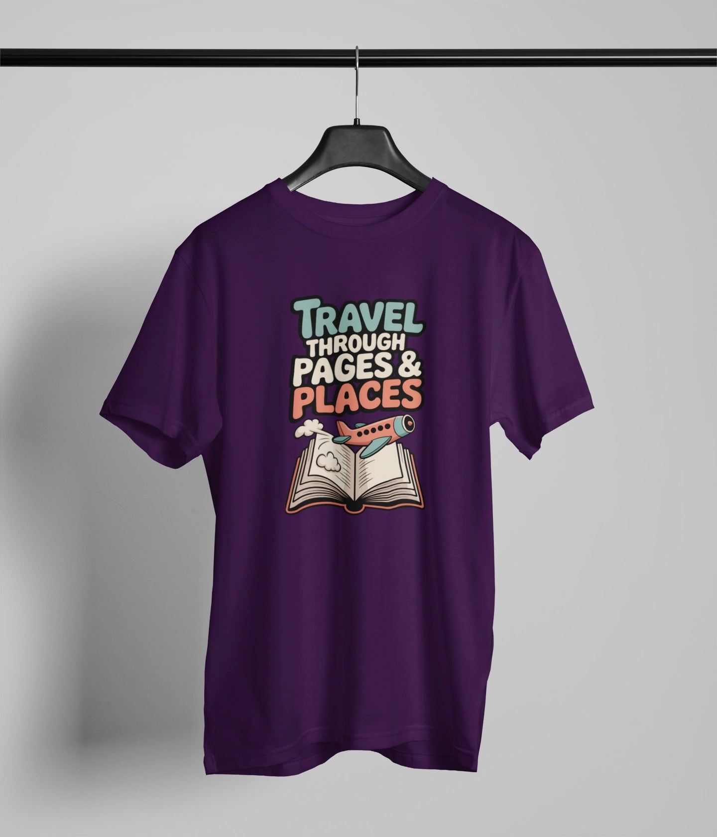 Travel through pages & places T-Shirt