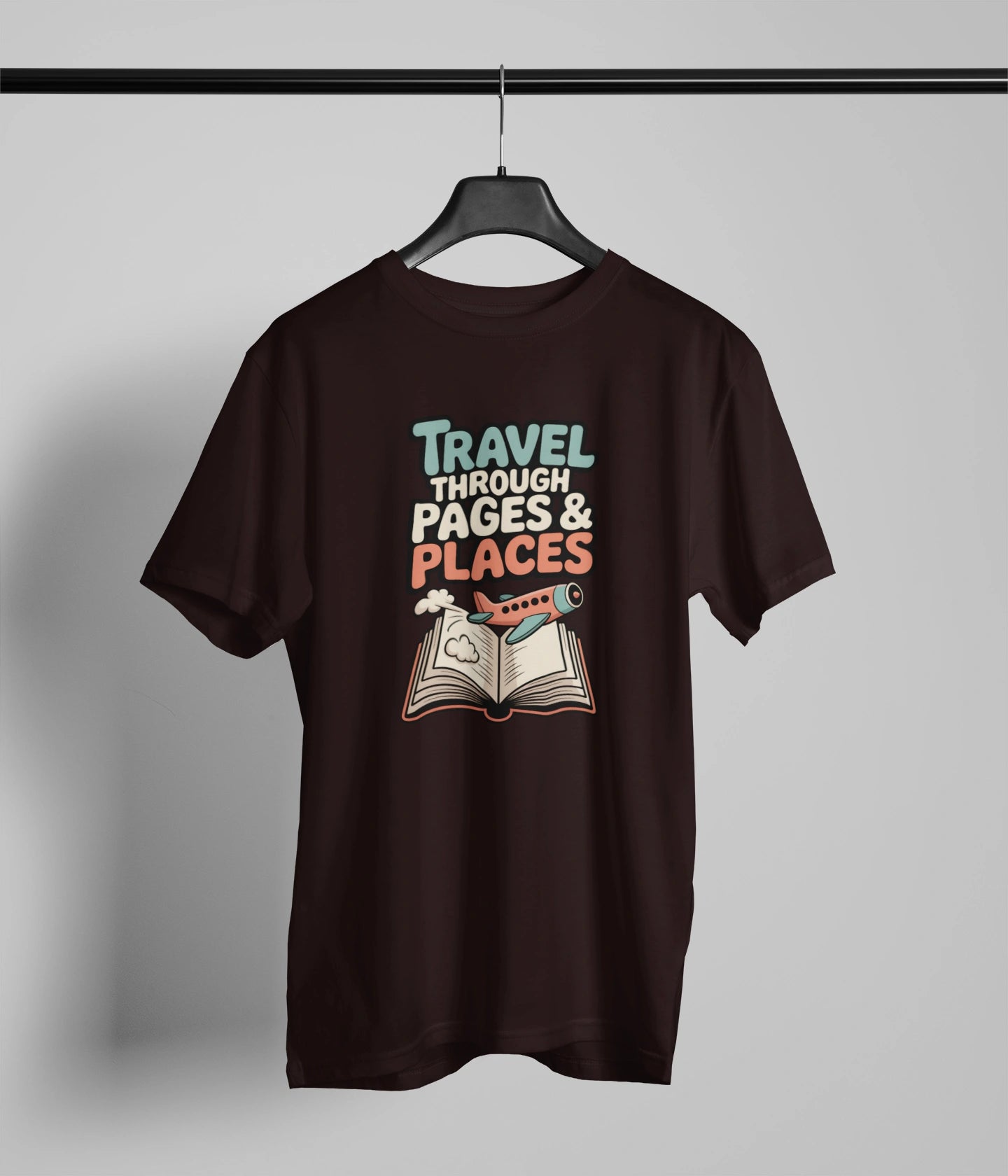 Travel through pages & places T-Shirt