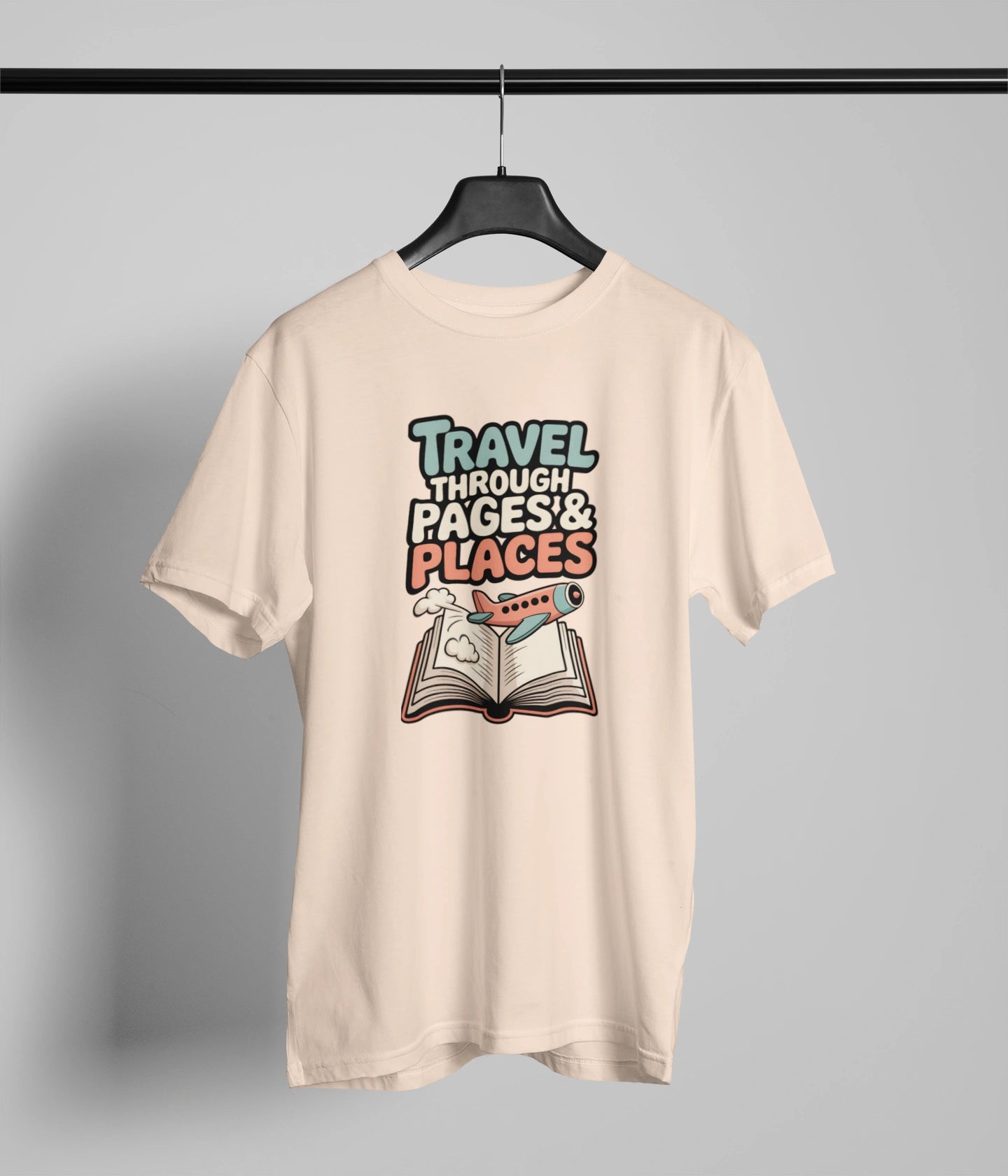 Travel through pages & places T-Shirt
