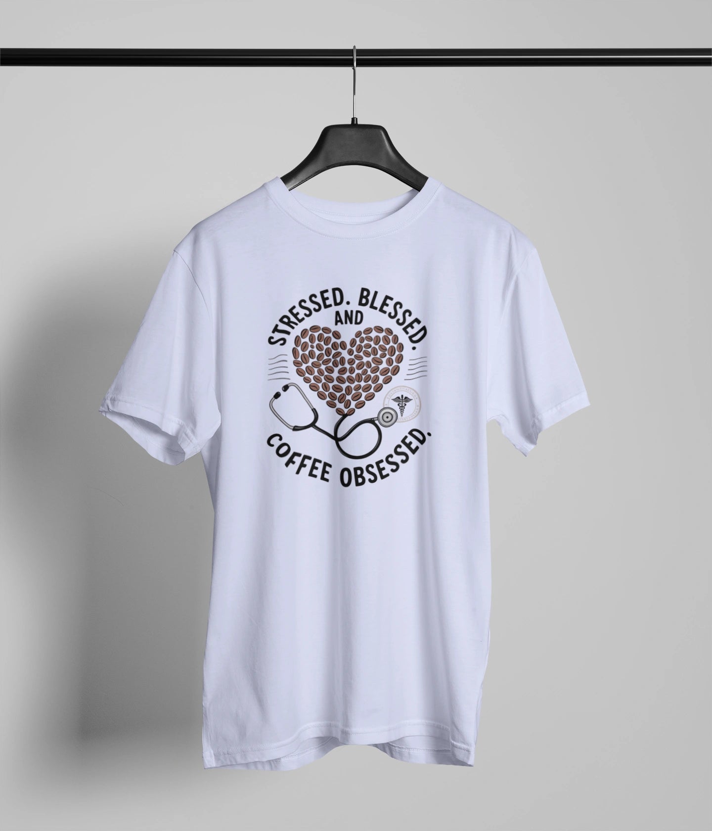 Stressed Blessed and Coffee obsessed T-Shirt