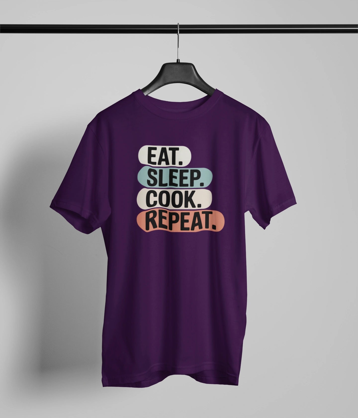 Eat sleep cook repeat. T-Shirt