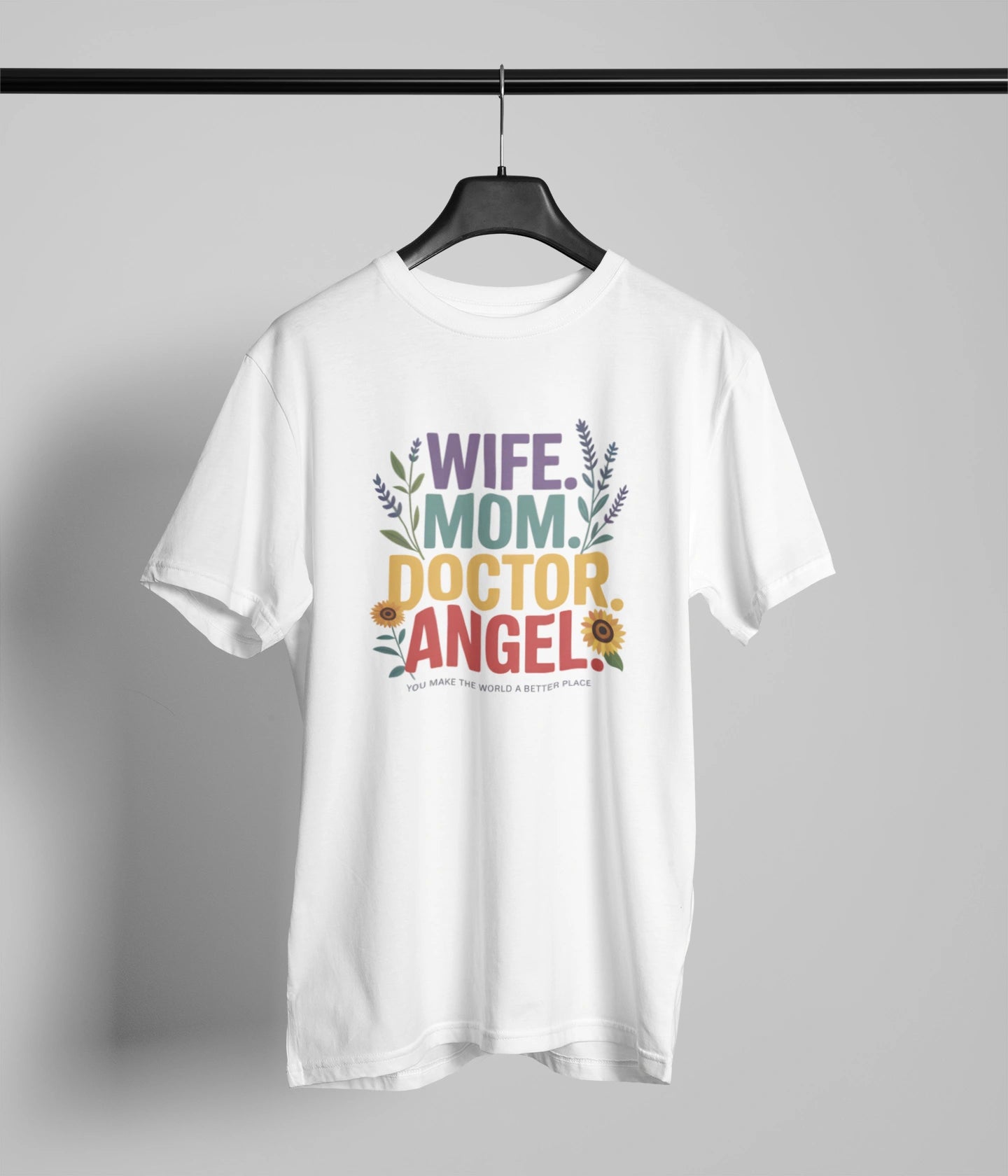 Wife mom doctor angel T-Shirt