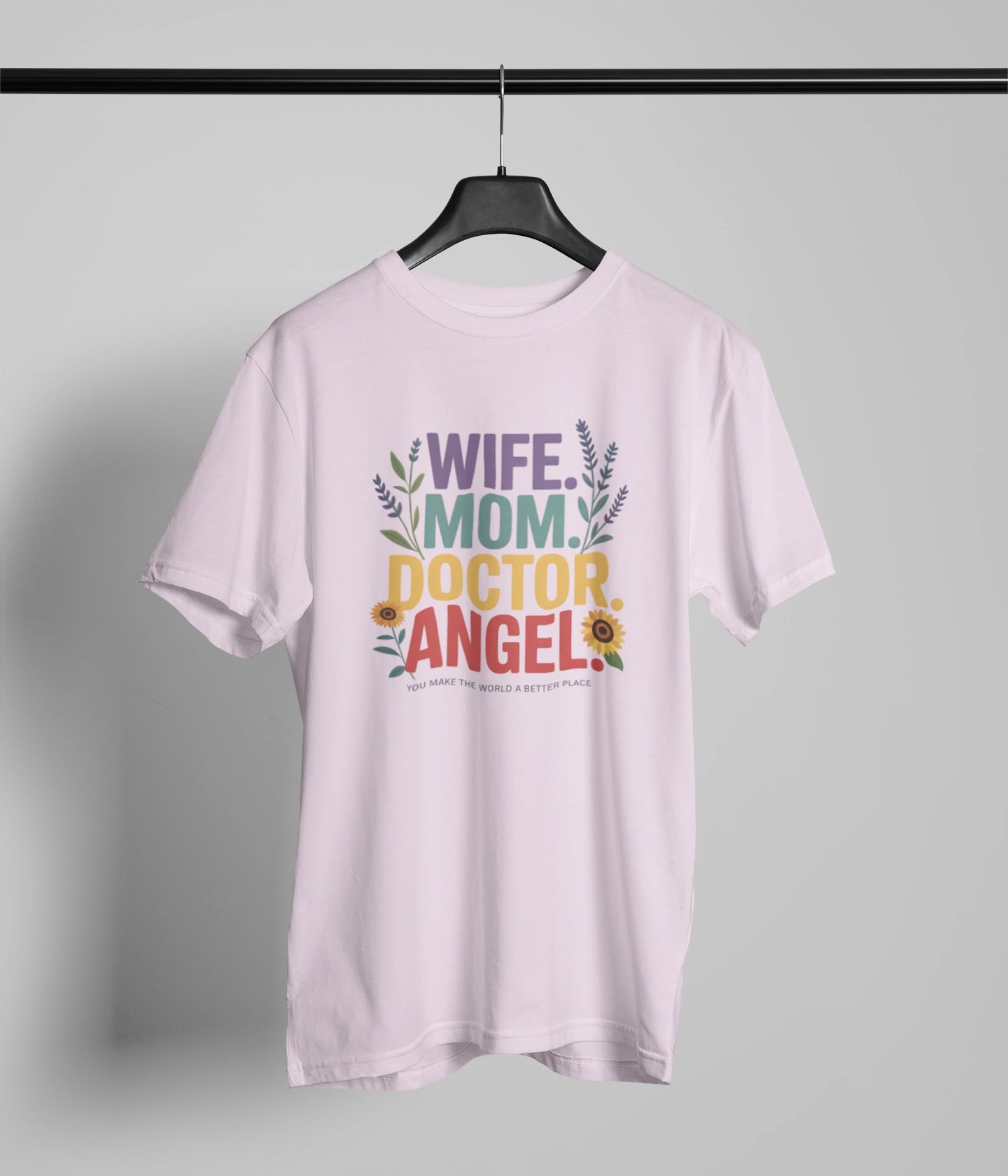 Wife mom doctor angel T-Shirt