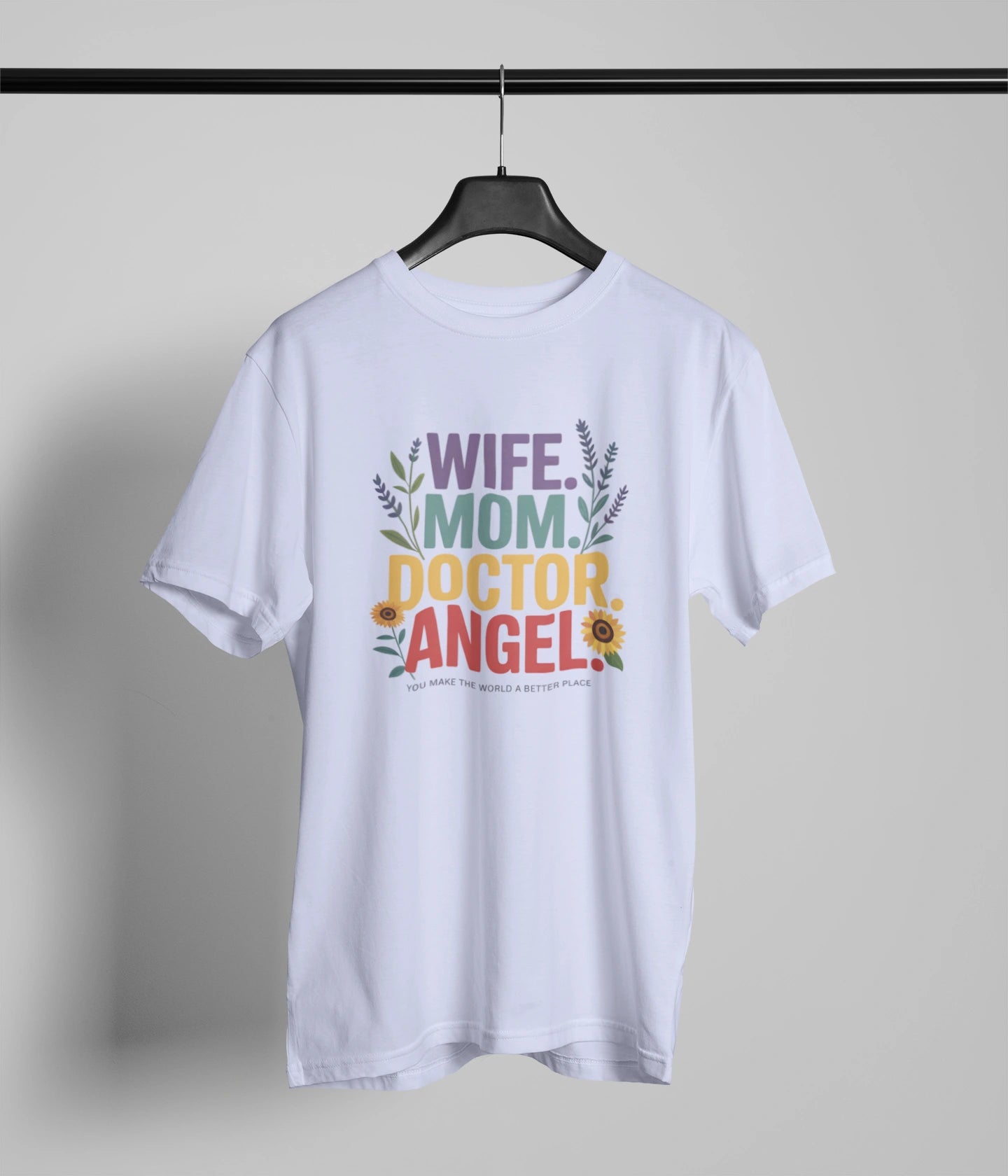 Wife mom doctor angel T-Shirt