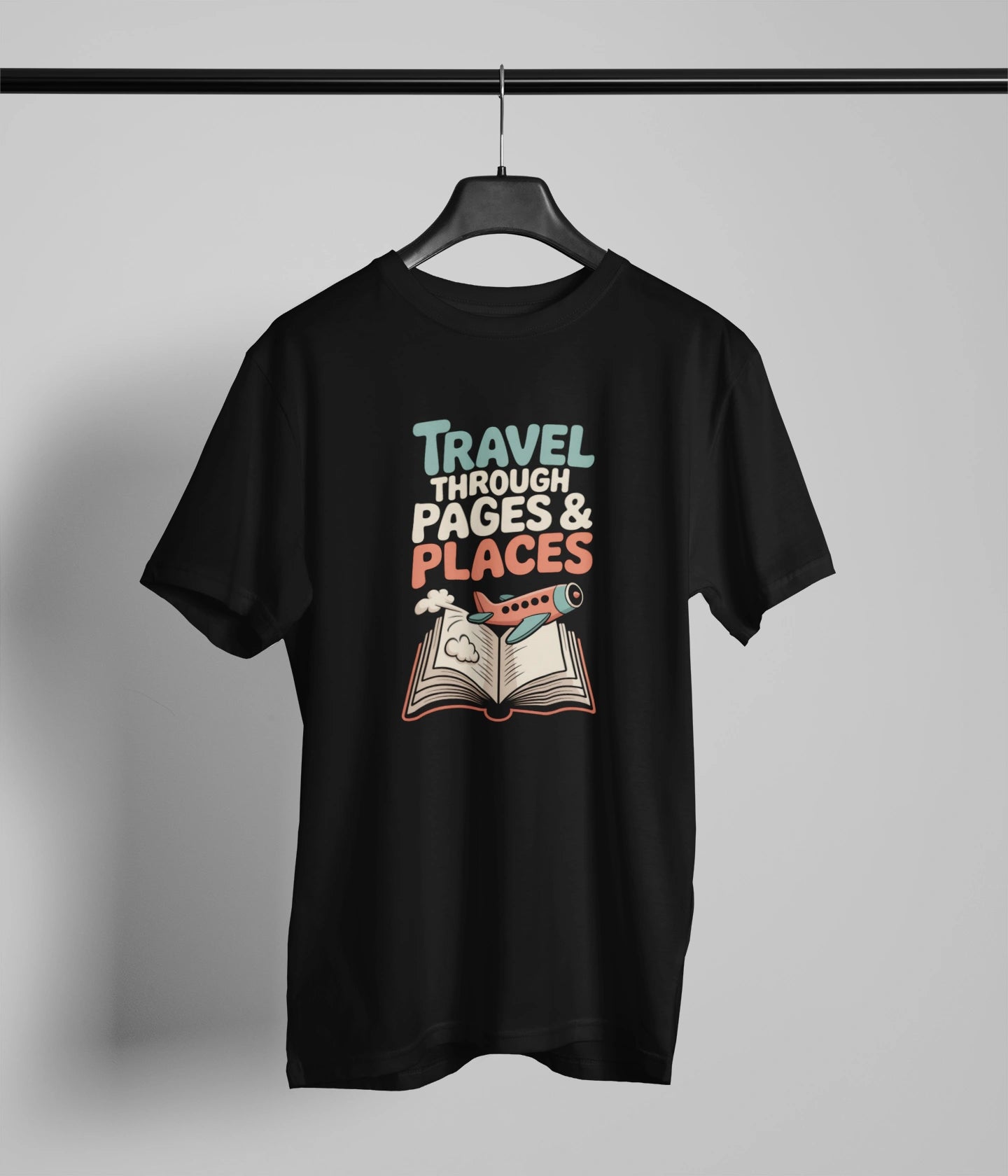 Travel through pages & places T-Shirt