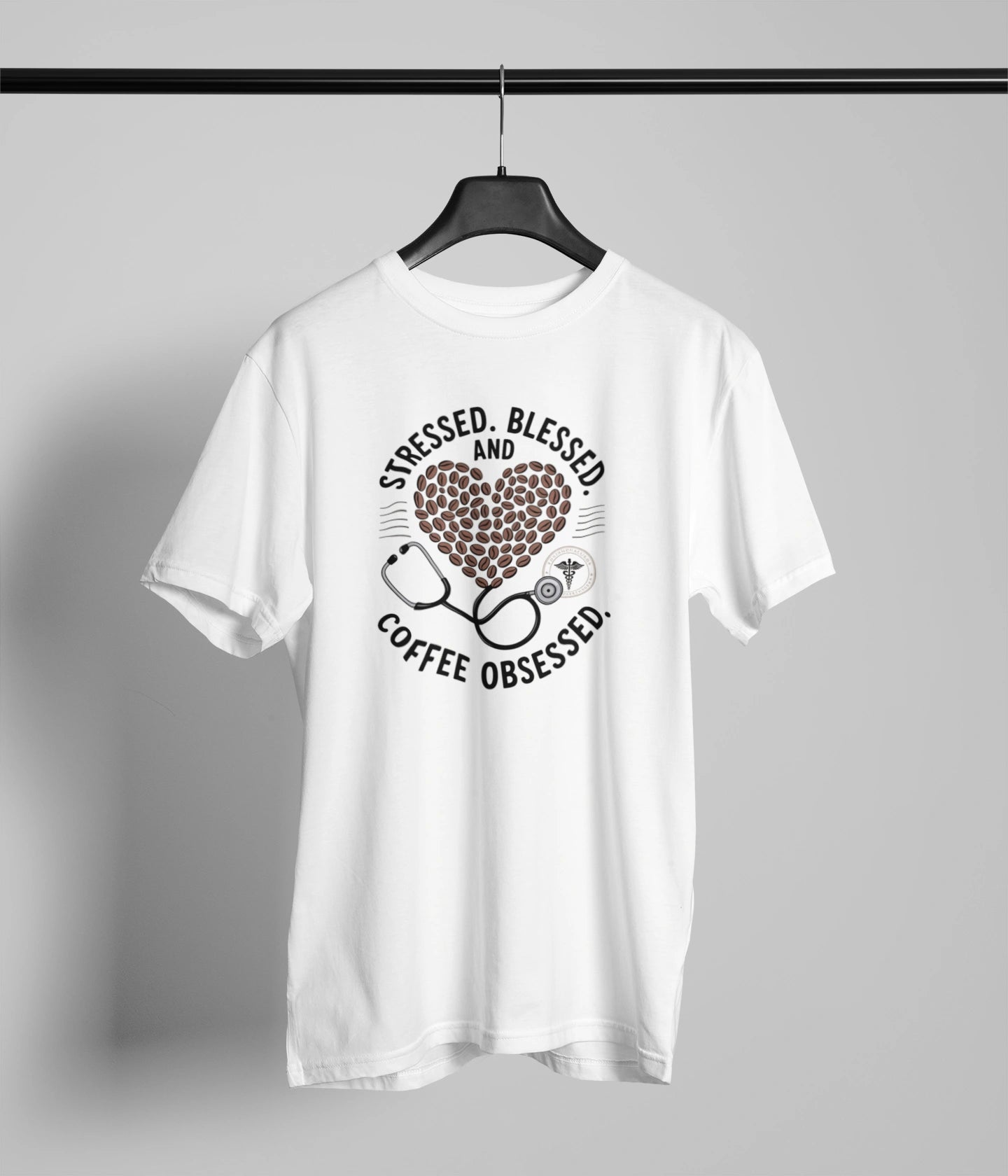 Stressed Blessed and Coffee obsessed T-Shirt