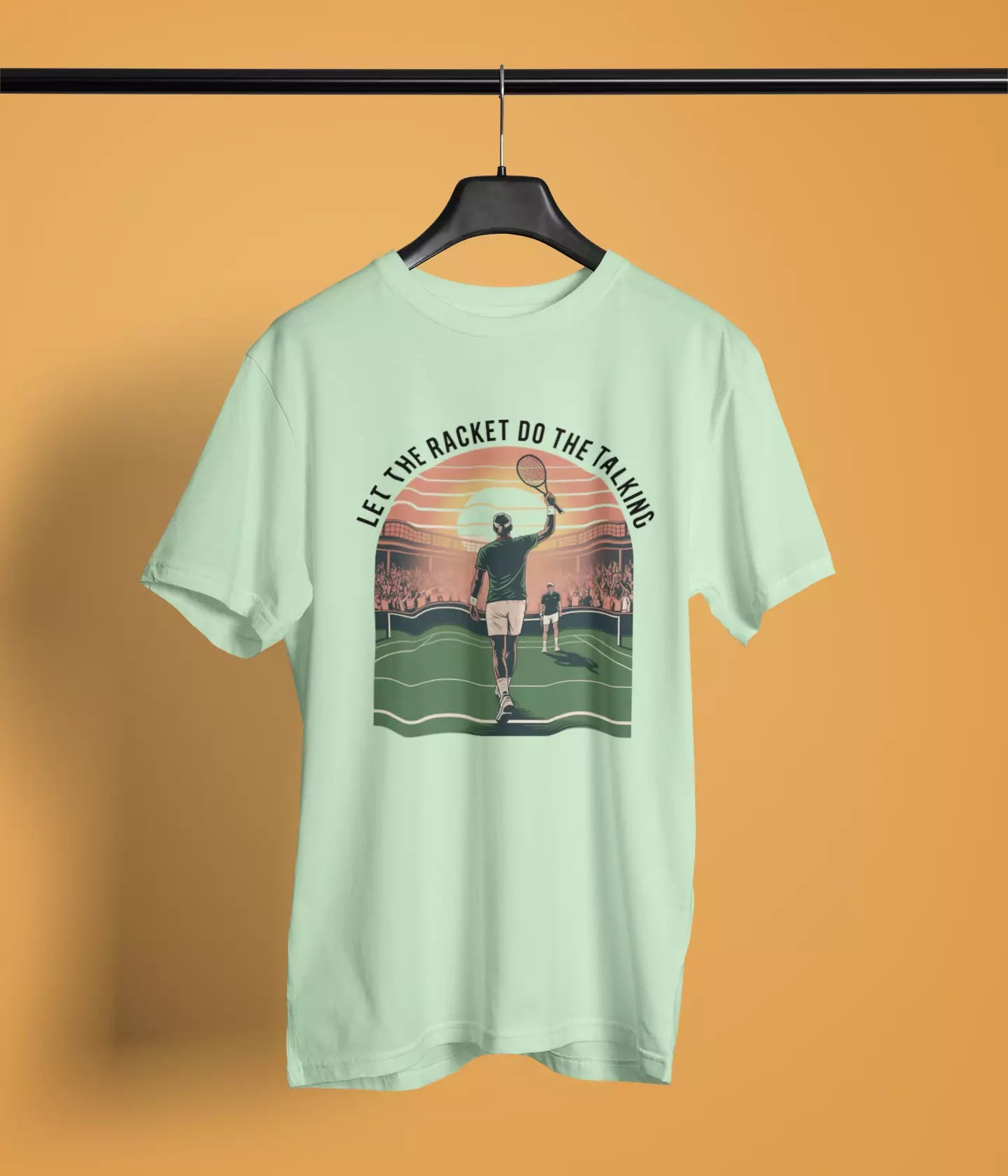 Let the racket do the talking - Unisex tshirt