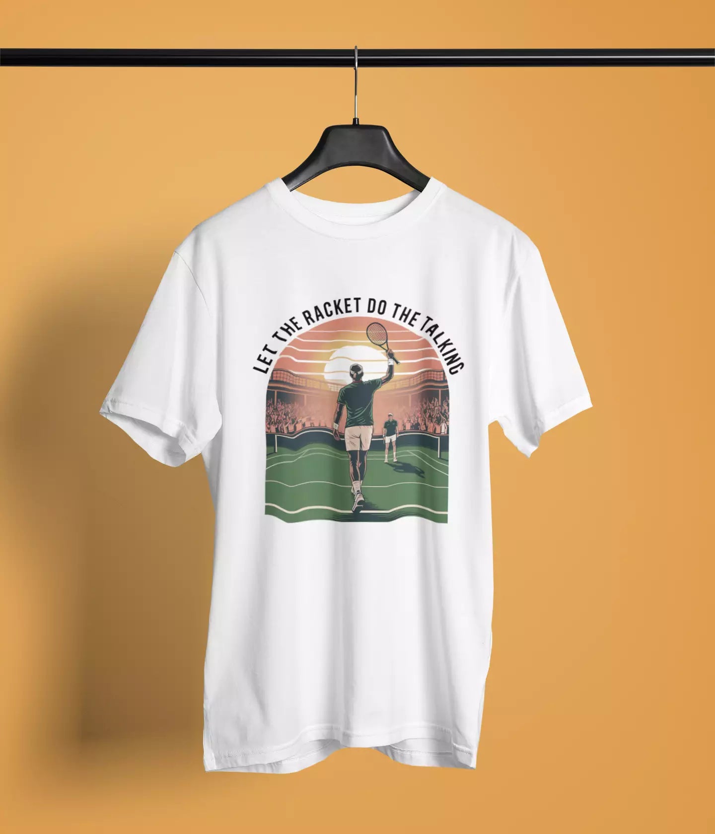 Let the racket do the talking - Unisex tshirt