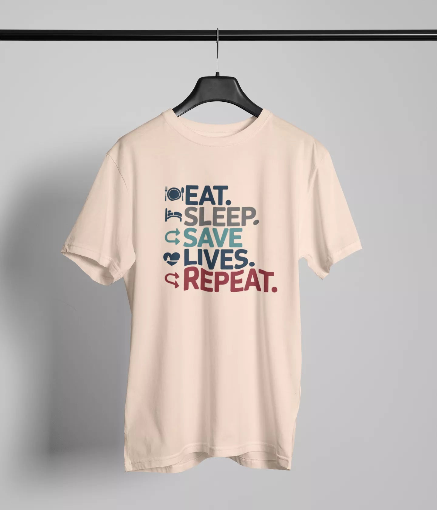 Eat sleep Save lives repeat Tshirt