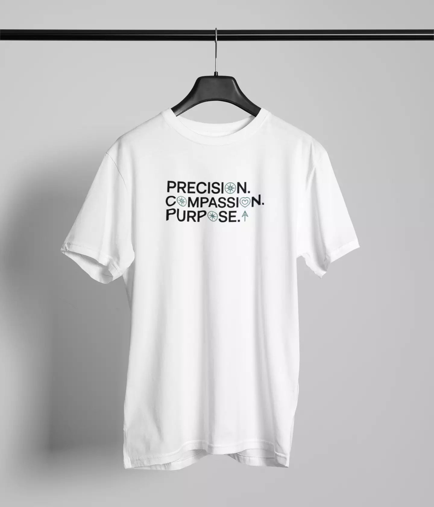 Precision compassion purpose Tshirt