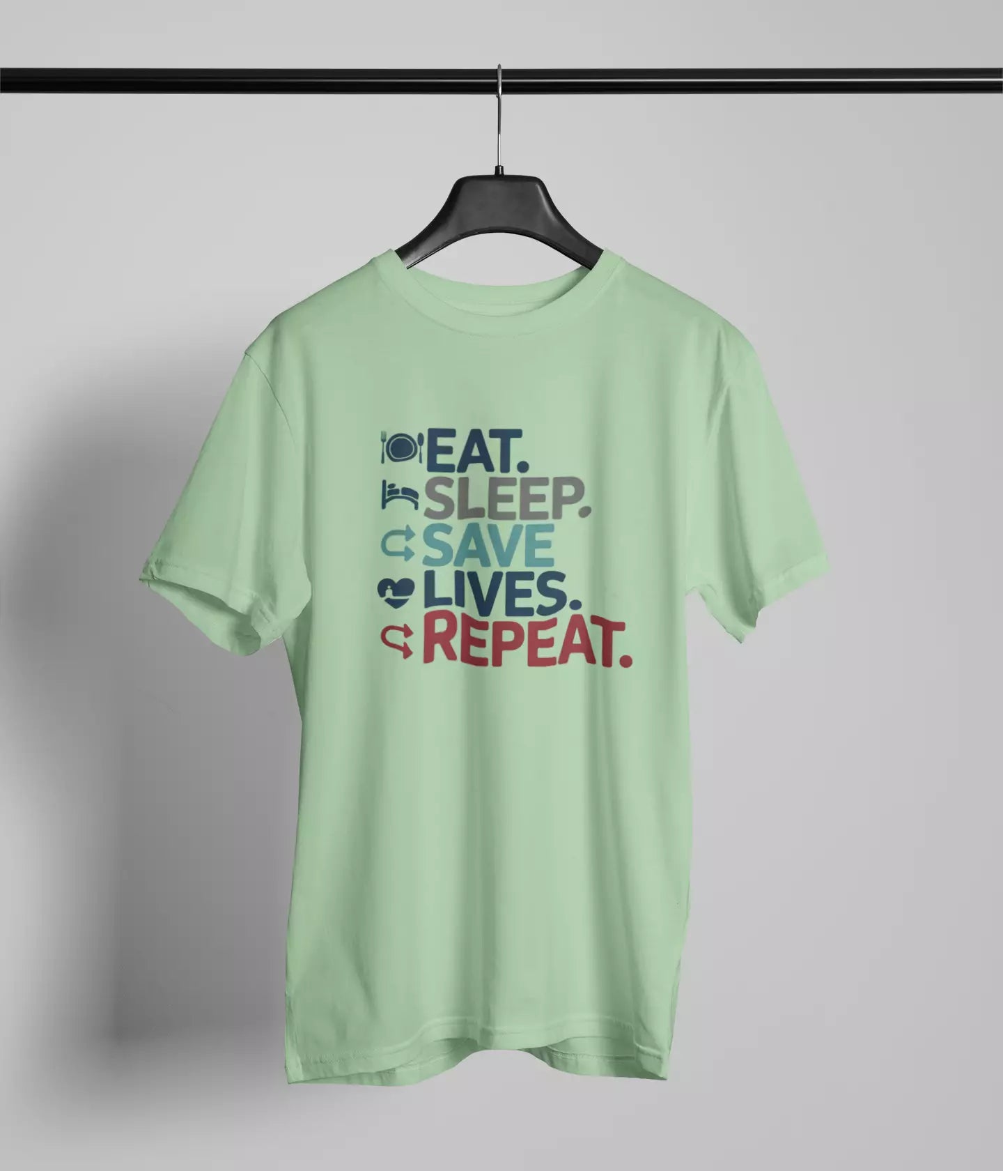 Eat sleep Save lives repeat Tshirt