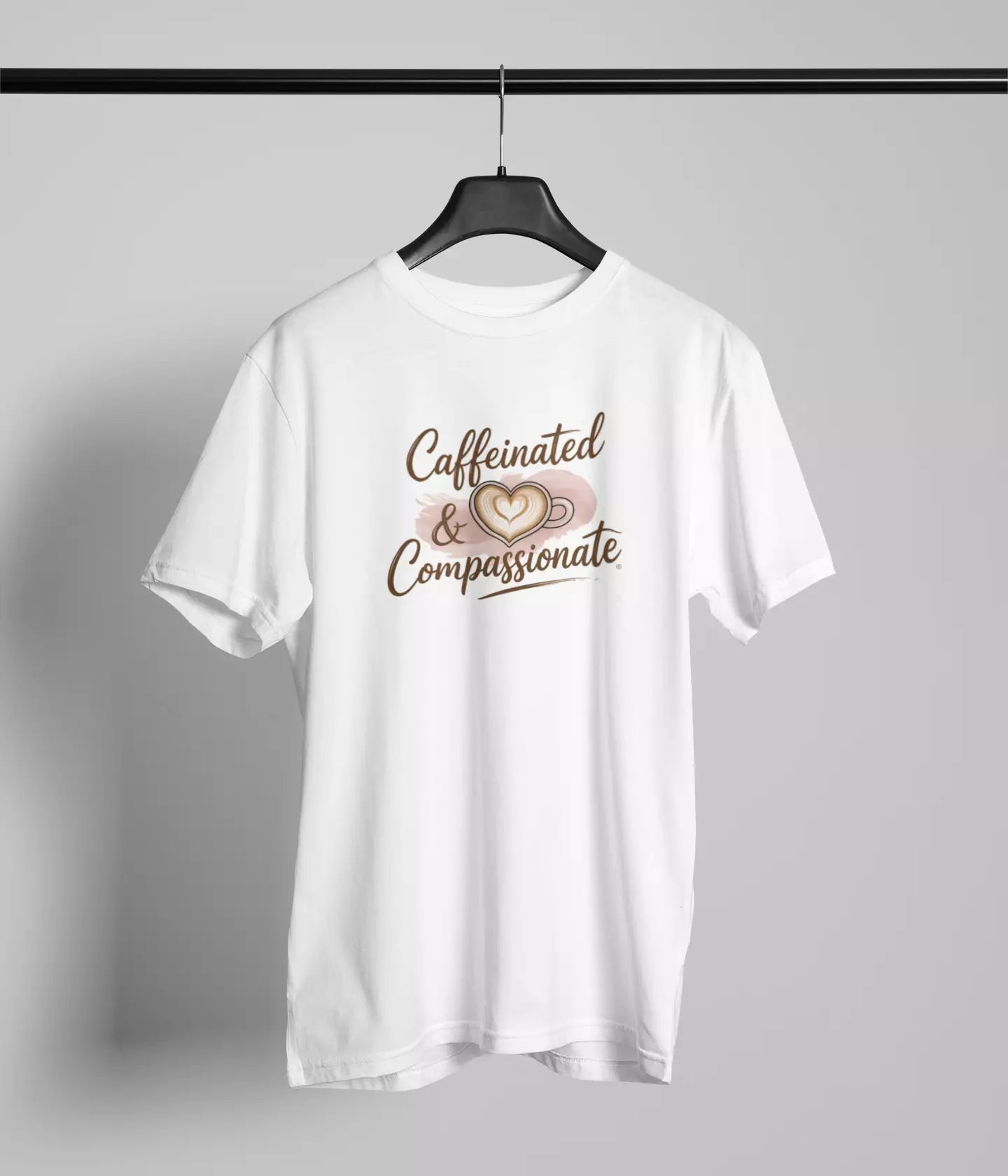 Caffeinated and Compassionate Tshirt