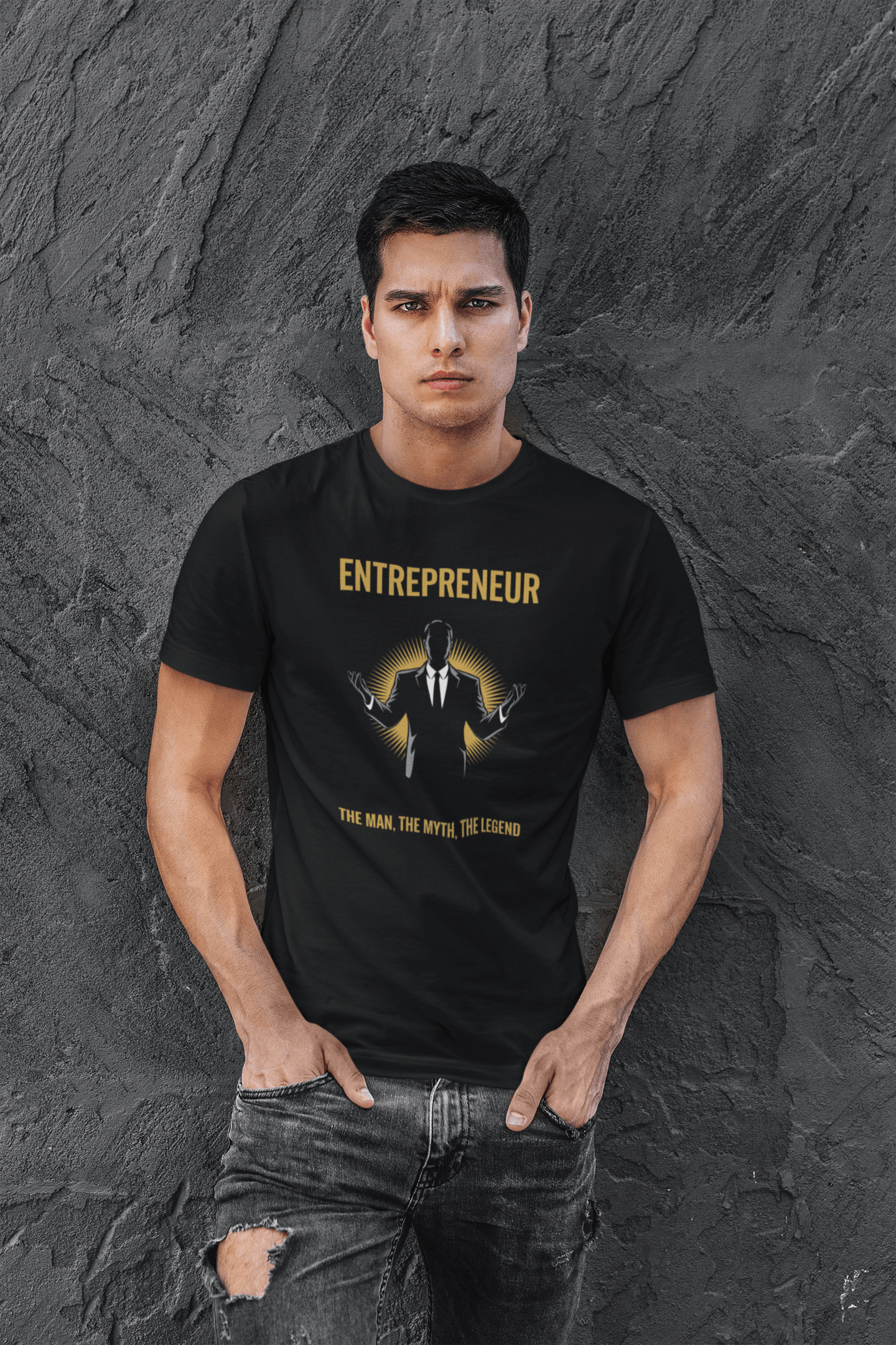 Entrepreneur The man The myth The Legend - Premium Unisex Tshirt