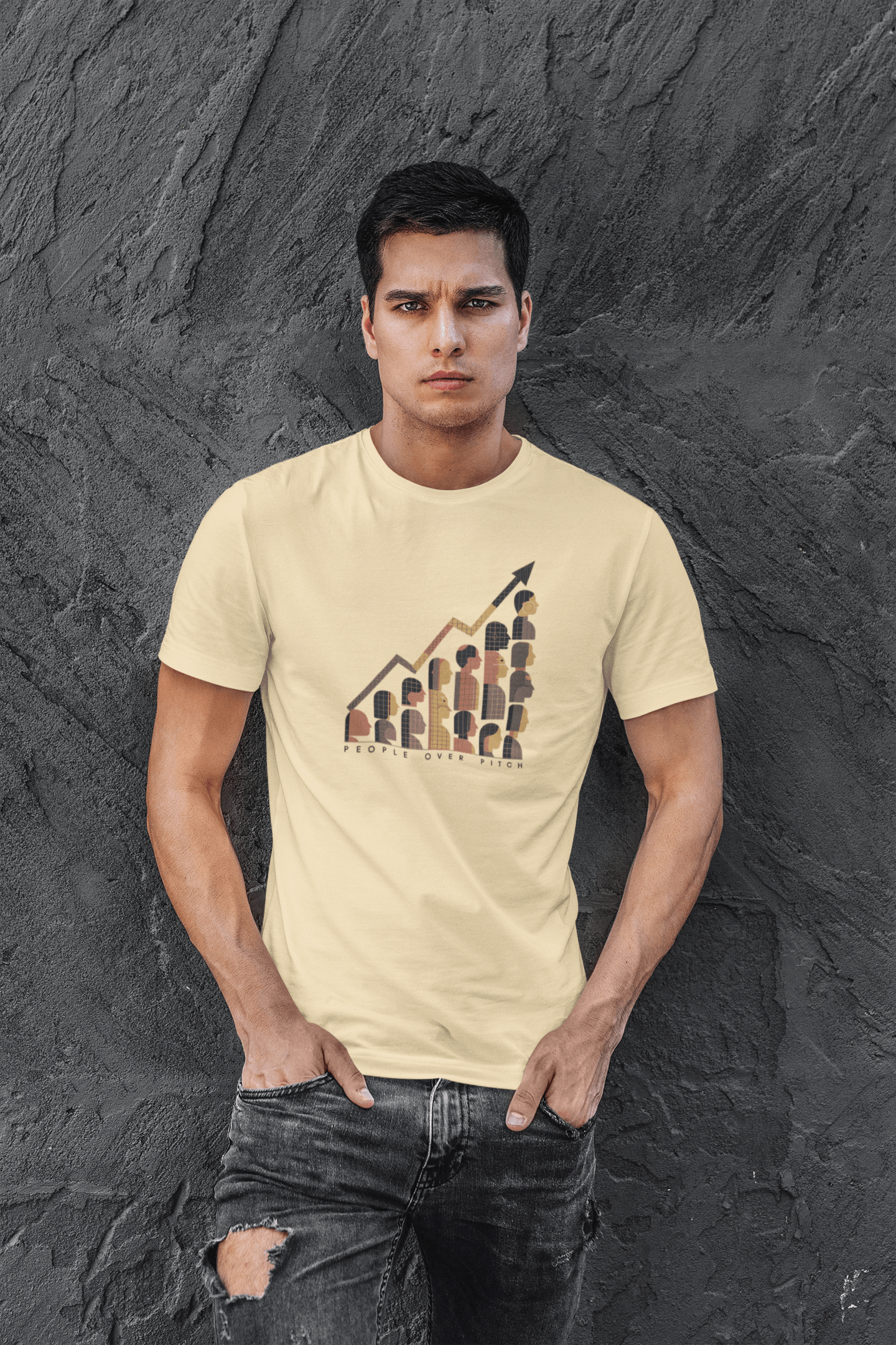People Over Pitch - Premium Unisex Tshirt