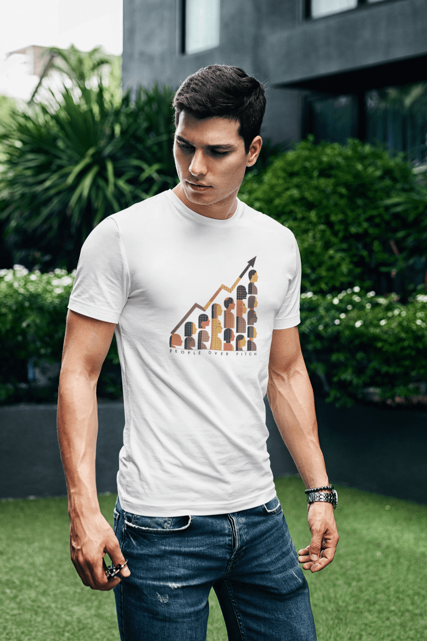 People Over Pitch - Premium Unisex Tshirt
