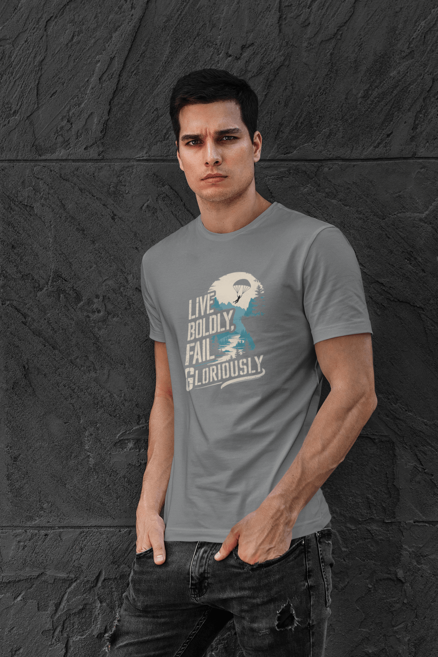 Live Boldly Fail Gloriously - Premium Unisex Tshirt