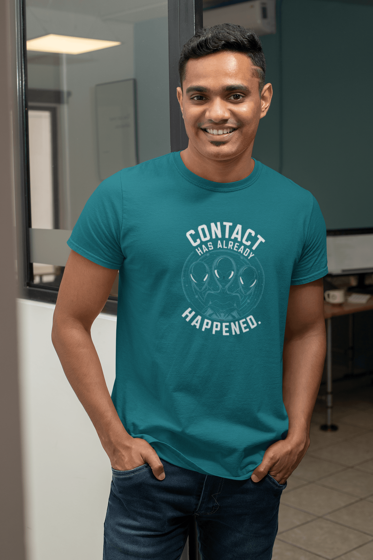 Contact Has Already Happened - Premium Unisex Tshirt