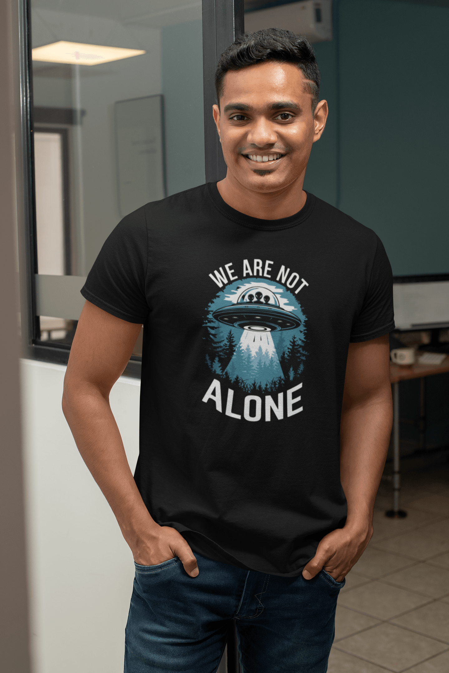 We Are Not Alone - Premium Unisex Tshirt