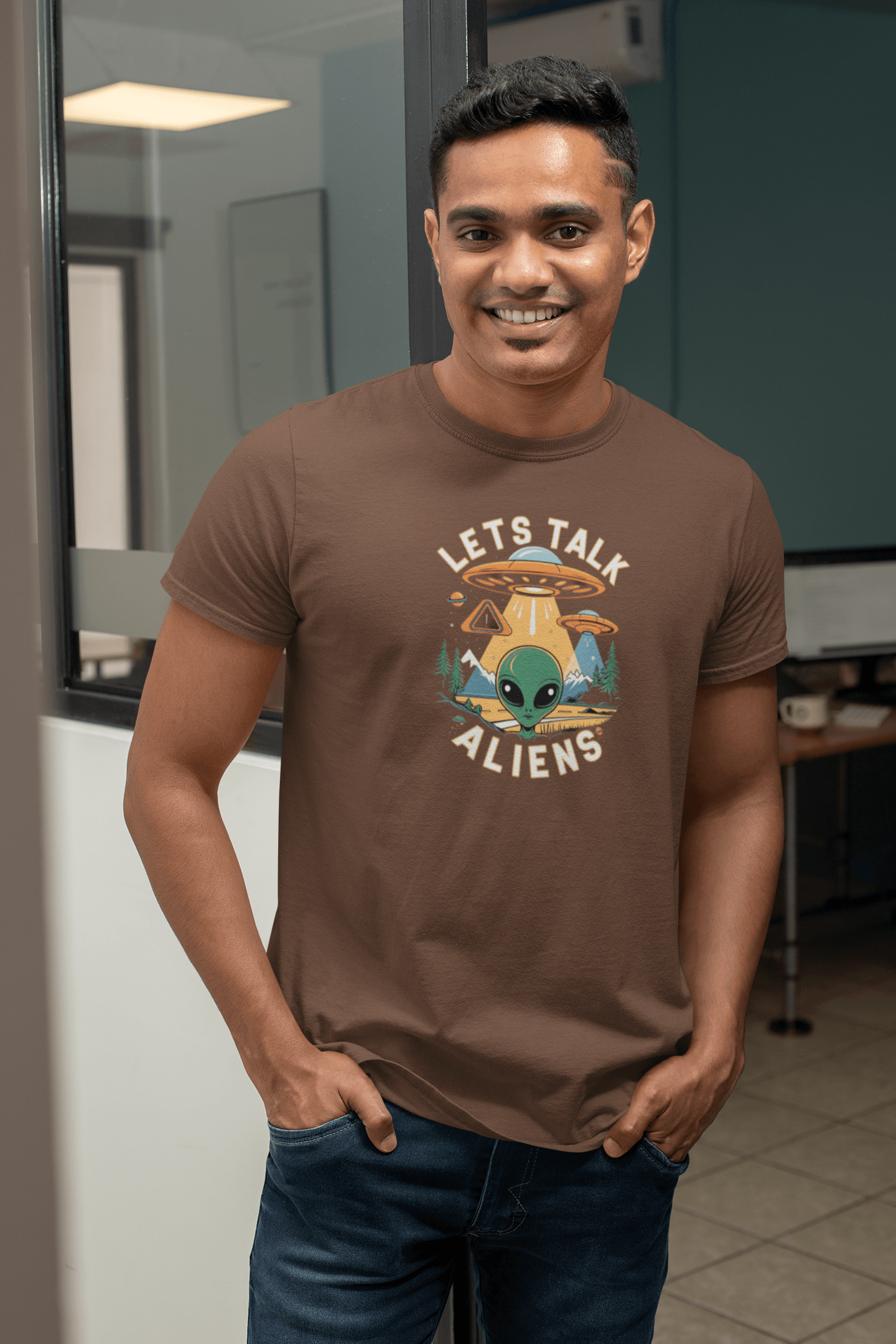 Lets Talk Aliens - Premium Unisex Tshirt