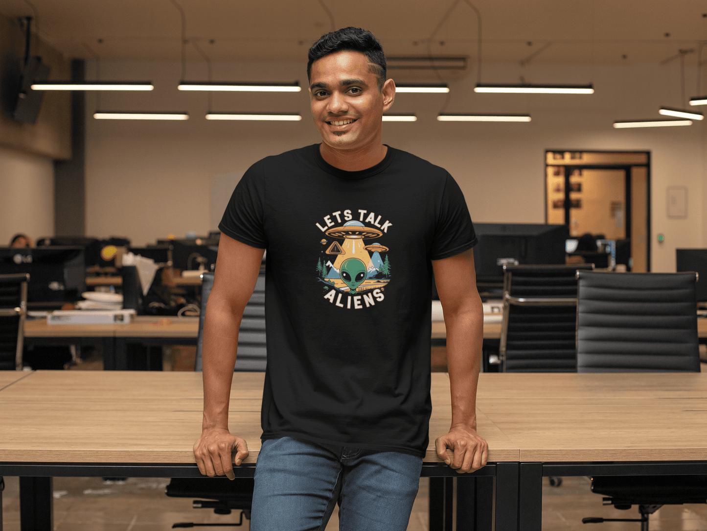 Lets Talk Aliens - Premium Unisex Tshirt