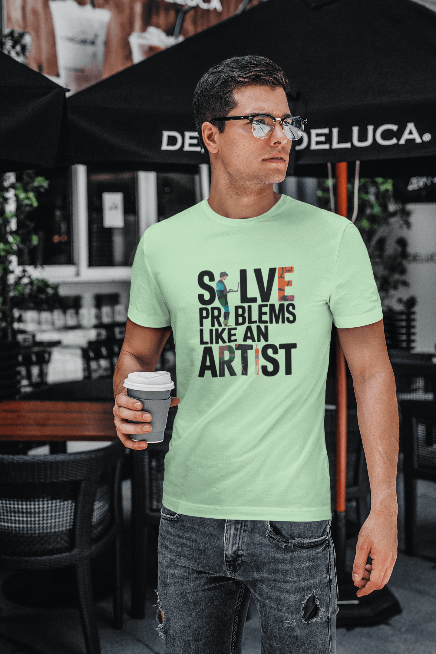 Solve Problems Like An Artist - Premium Unisex Tshirt