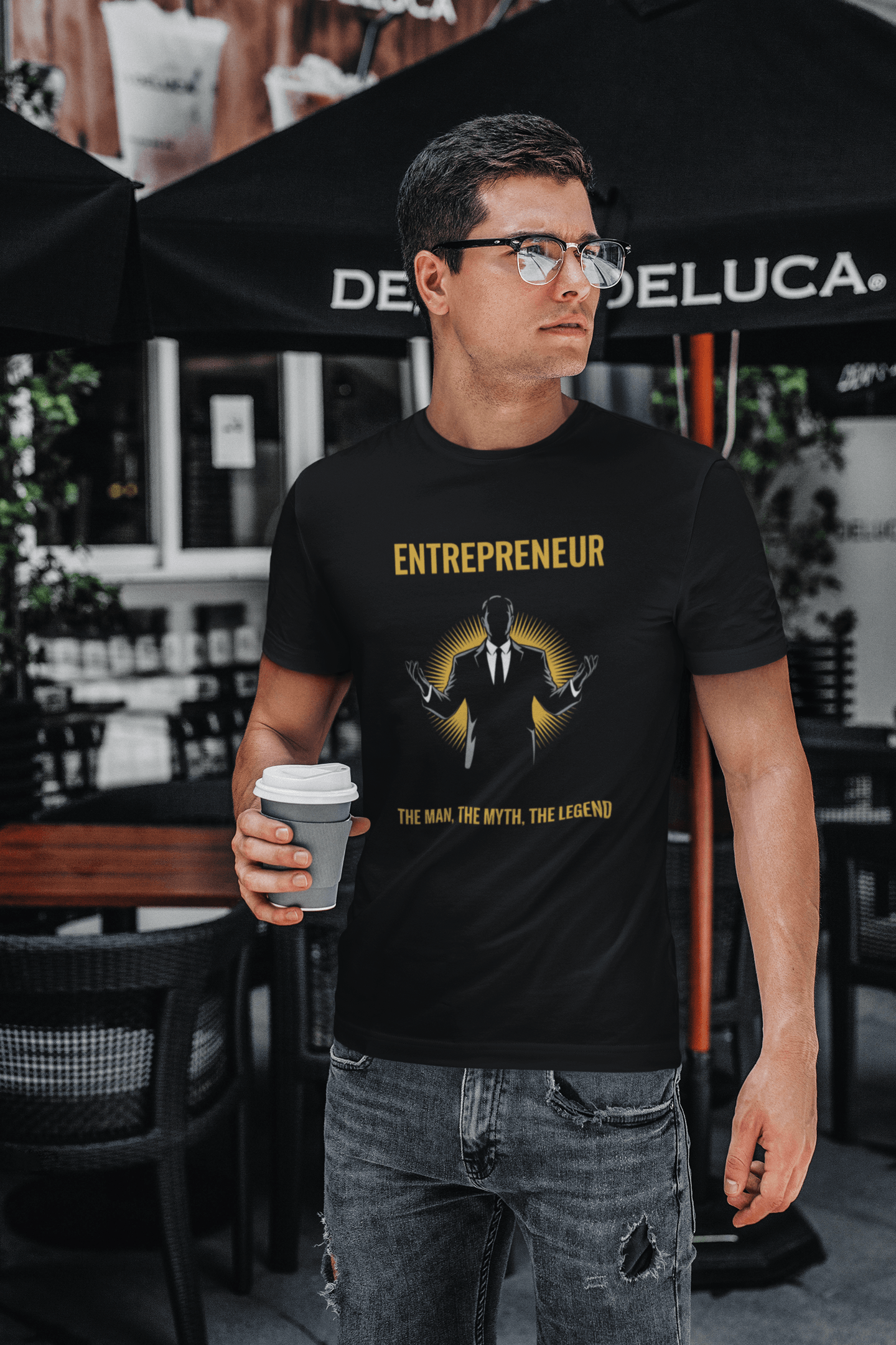 Entrepreneur The man The myth The legend - Premium Unisex Tshirt
