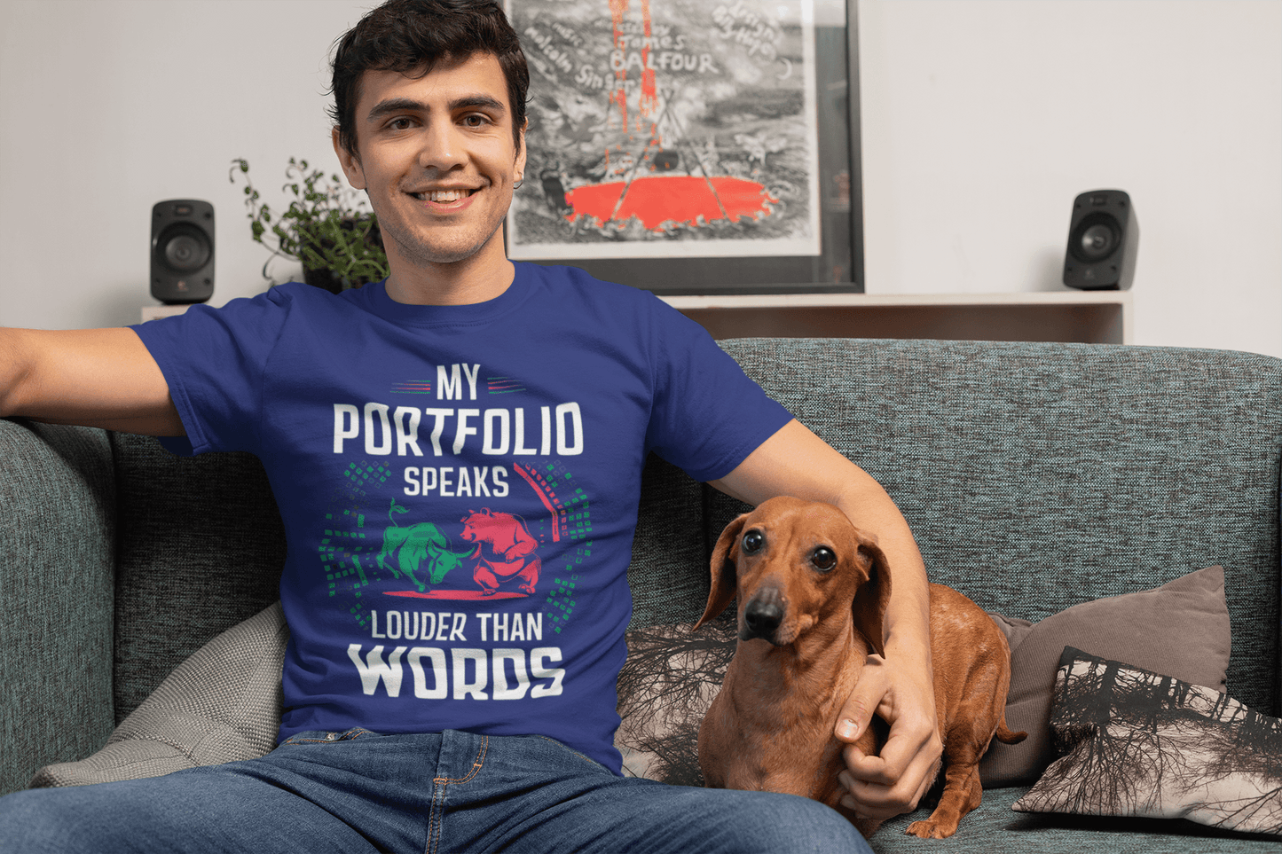 My Portfolio Speaks Louder Than Words - Premium Unisex Tshirt
