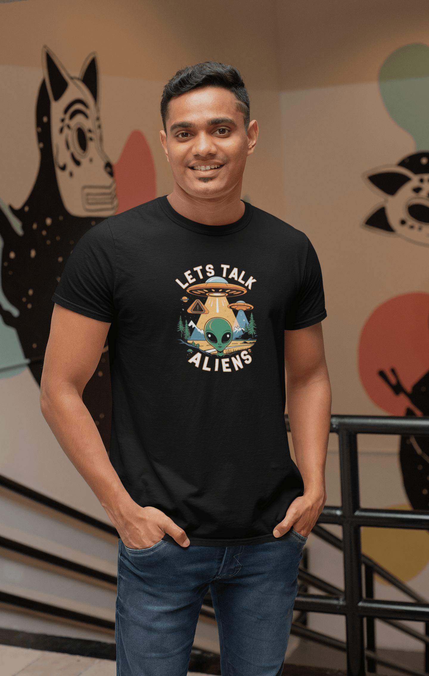 Lets Talk Aliens - Premium Unisex Tshirt
