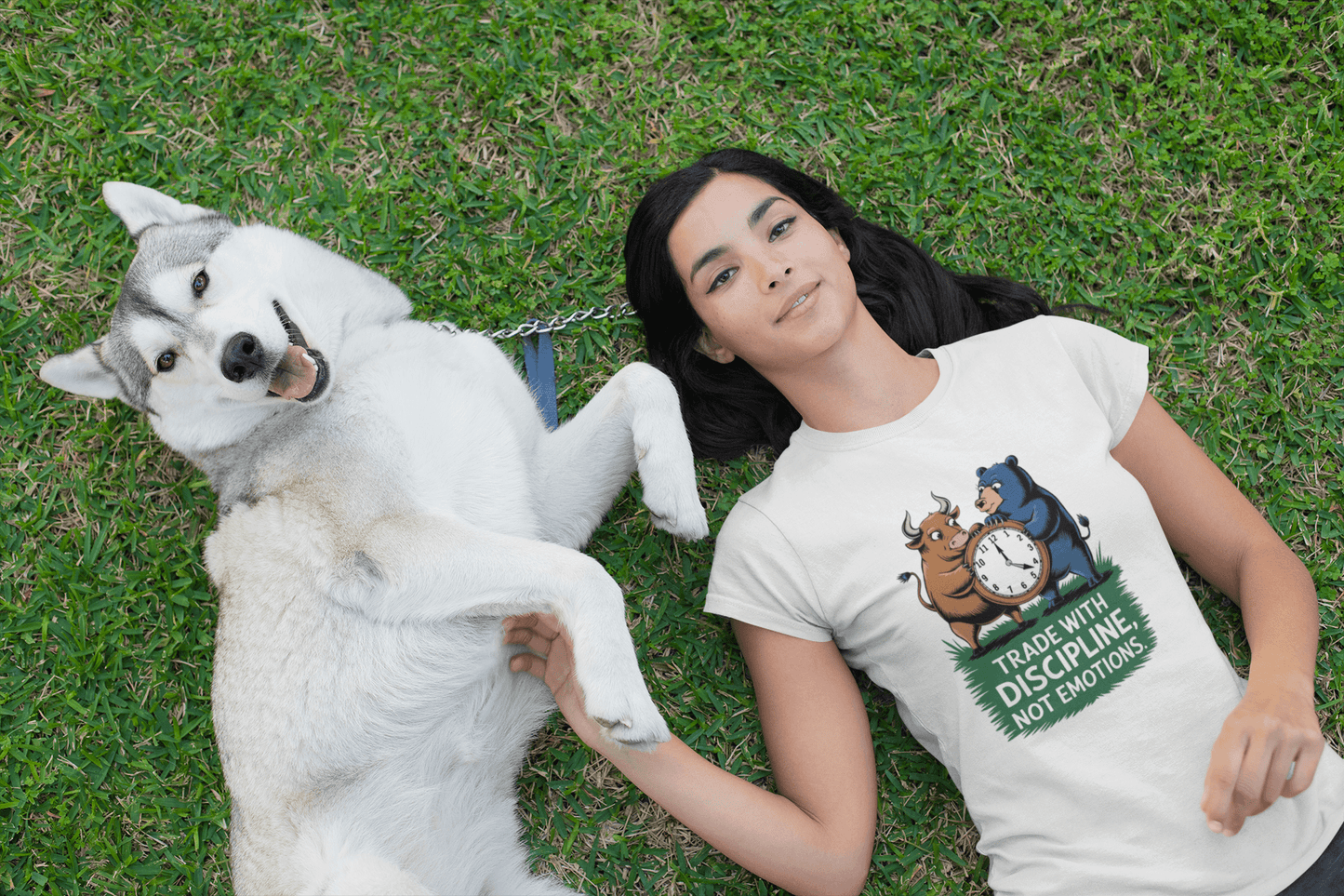 Trade With Discipline Not Emotions - Premium Unisex Tshirt