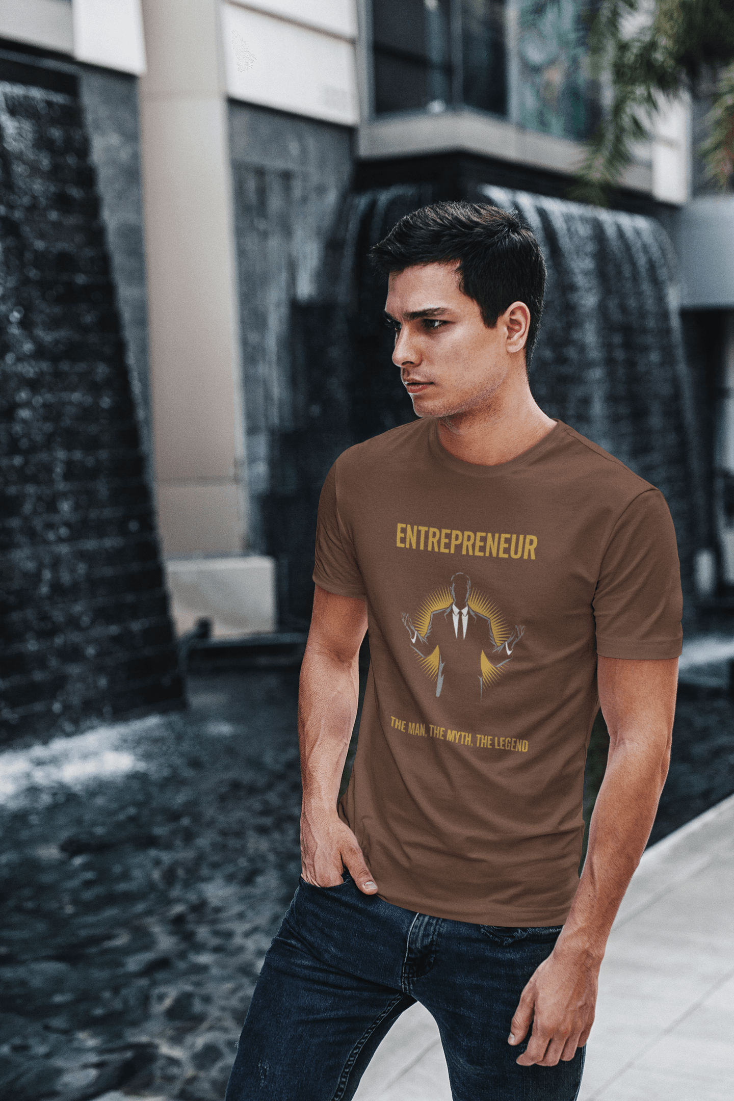 Entrepreneur The man The myth The legend - Premium Unisex Tshirt