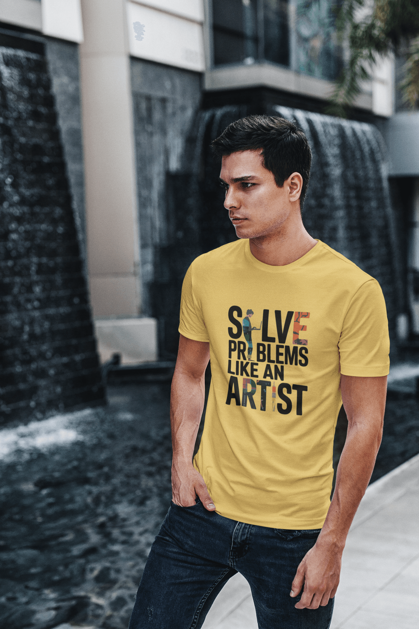 Solve Problems Like An Artist - Premium Unisex Tshirt