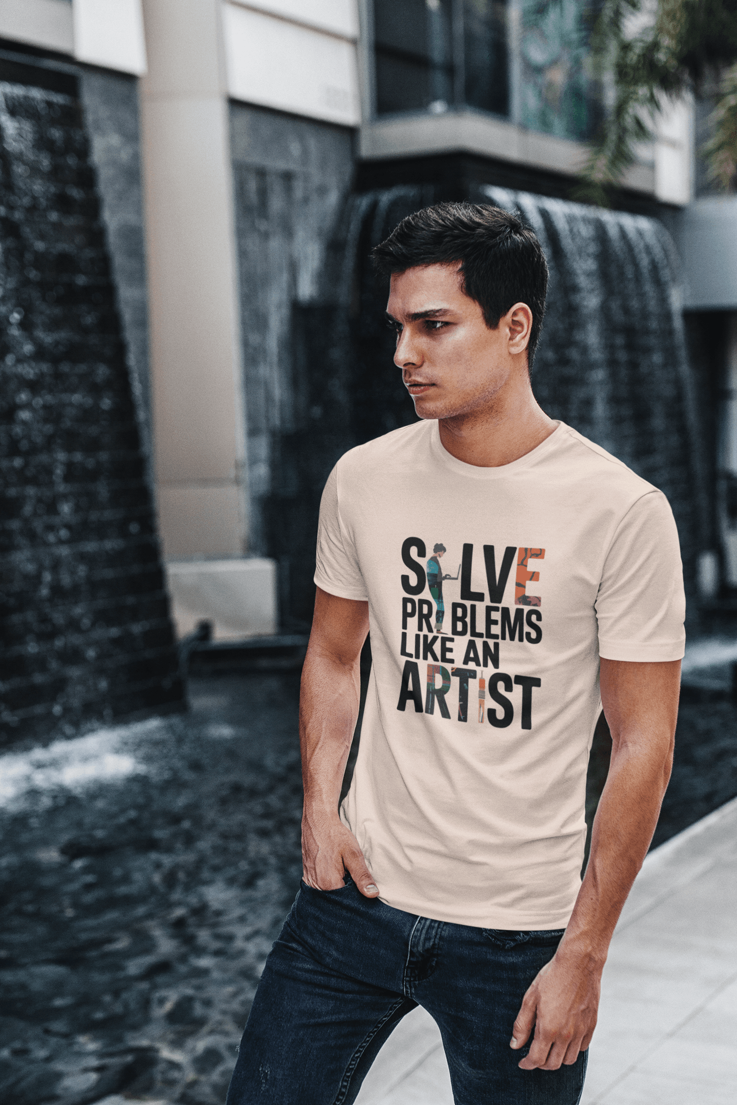 Solve Problems Like An Artist - Premium Unisex Tshirt