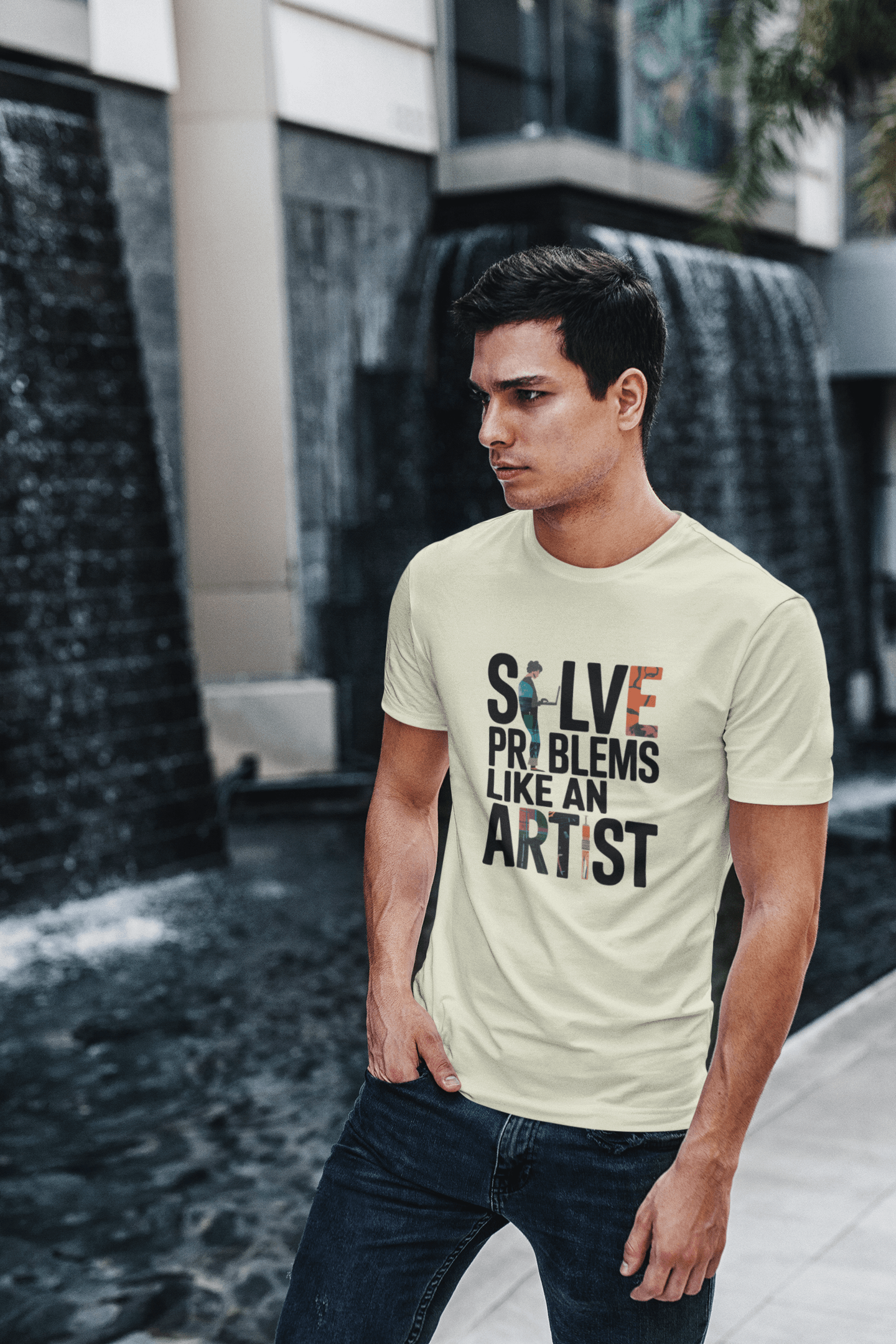 Solve Problems Like An Artist - Premium Unisex Tshirt