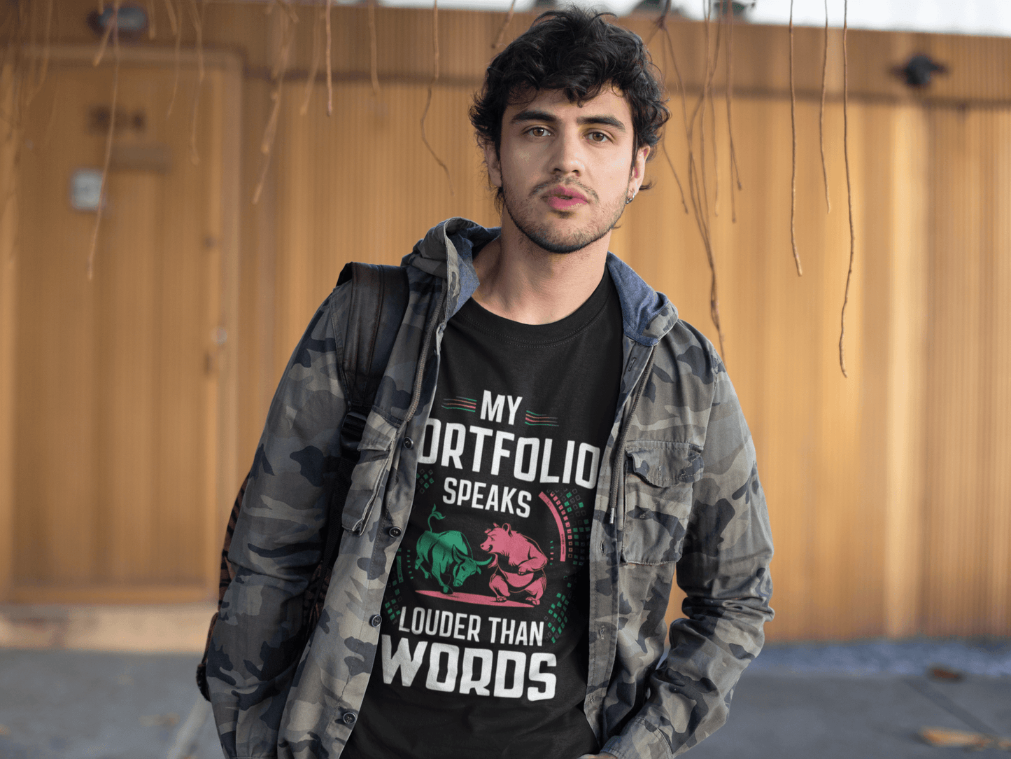 My Portfolio Speaks Louder Than Words - Premium Unisex Tshirt