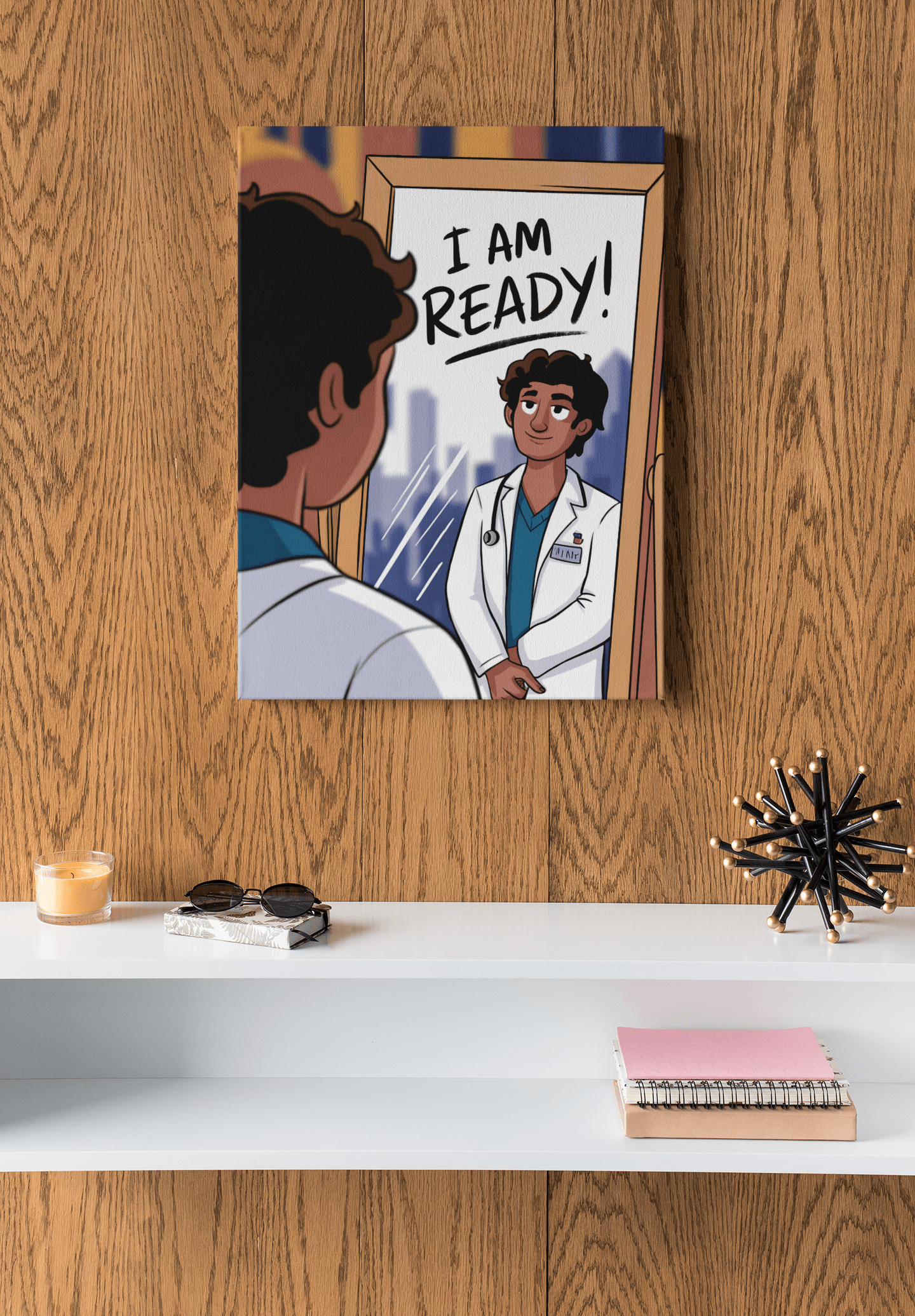 I Am Ready - NEET Poster with self adhesive strips