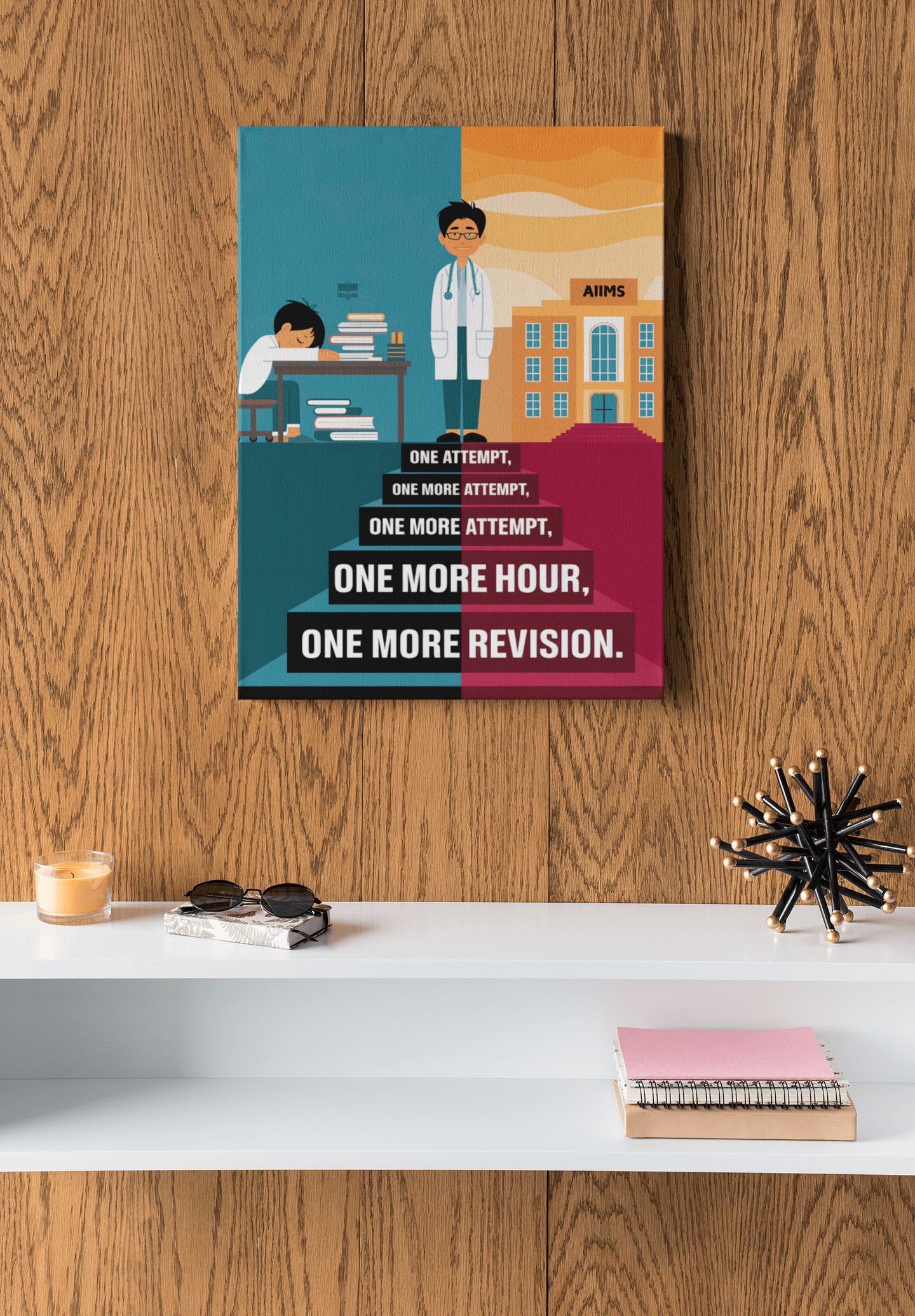 One more revision - NEET Poster with self adhesive strips