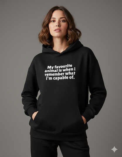 My favourite Animal - Unisex Oversized Hoodie