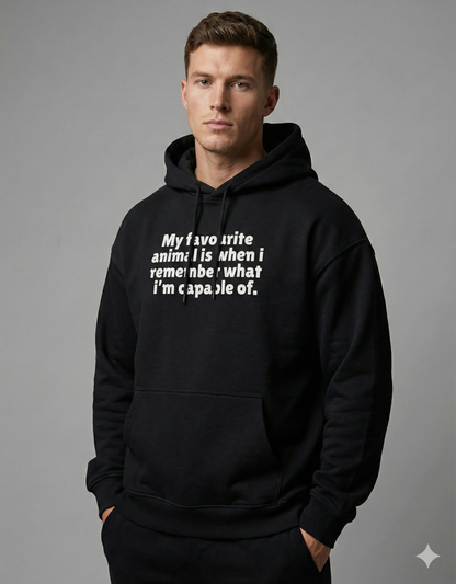 My favourite Animal - Unisex Oversized Hoodie