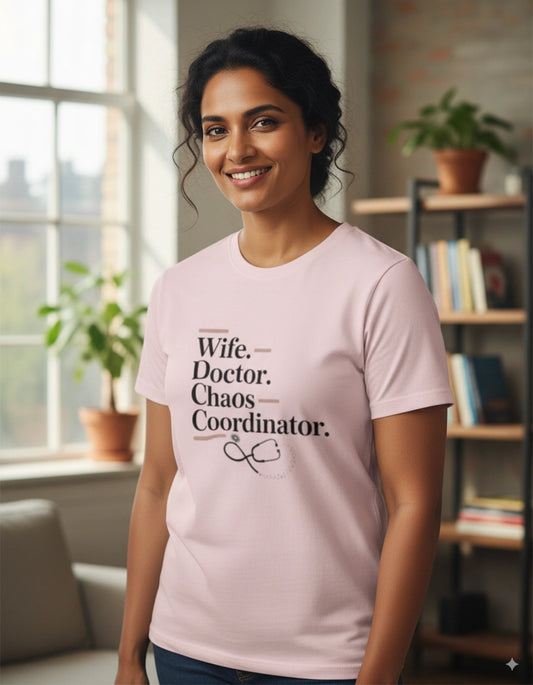 Wife doctor chaos coordinator. T-Shirt