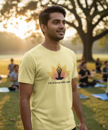 Life is better with yoga T-Shirt