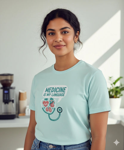 Medicine is my language Tshirt