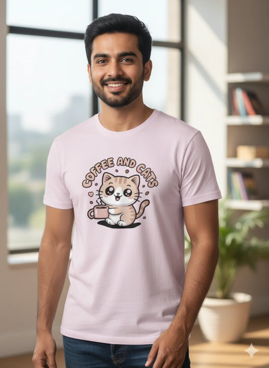 Coffee and cats  T-Shirt