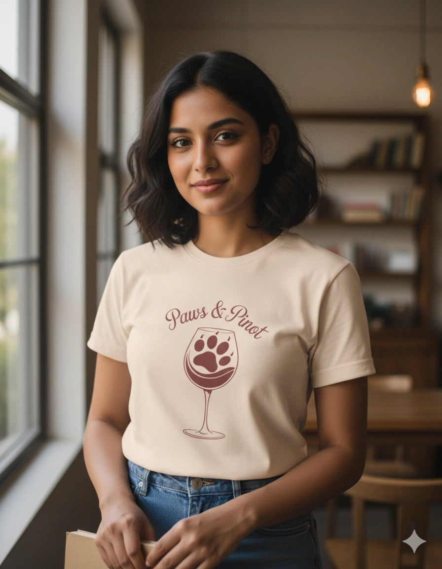 Paws and pinot  T-Shirt