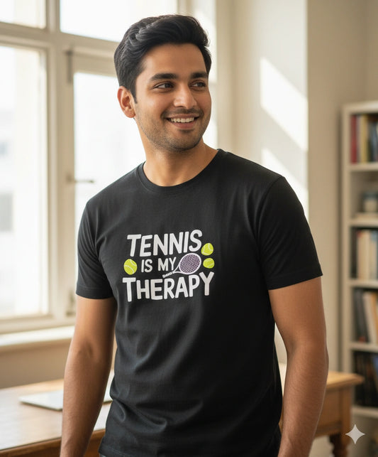 Tennis is my therapy - Unisex tshirt