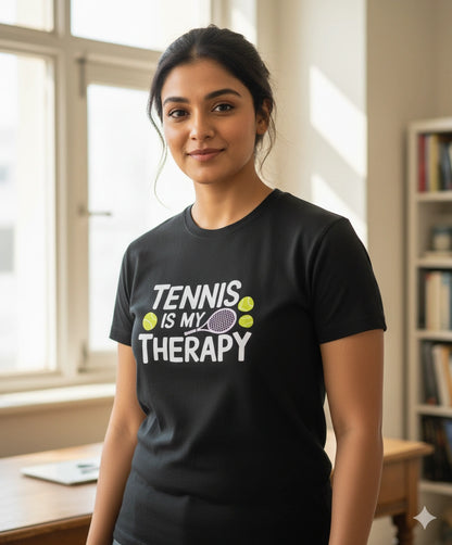 Tennis is my therapy - Unisex tshirt