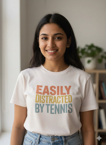 Easily Distracted By Tennis - Tshirt