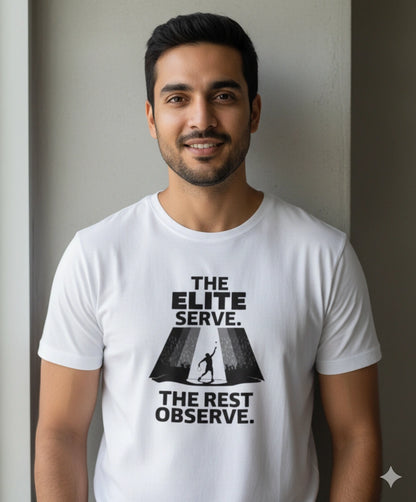 The elite serve - Unisex Tshirt