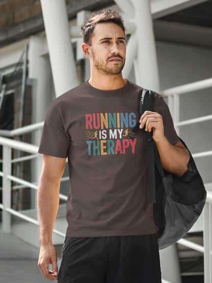 Running is my Therapy - Unisex Tshirt