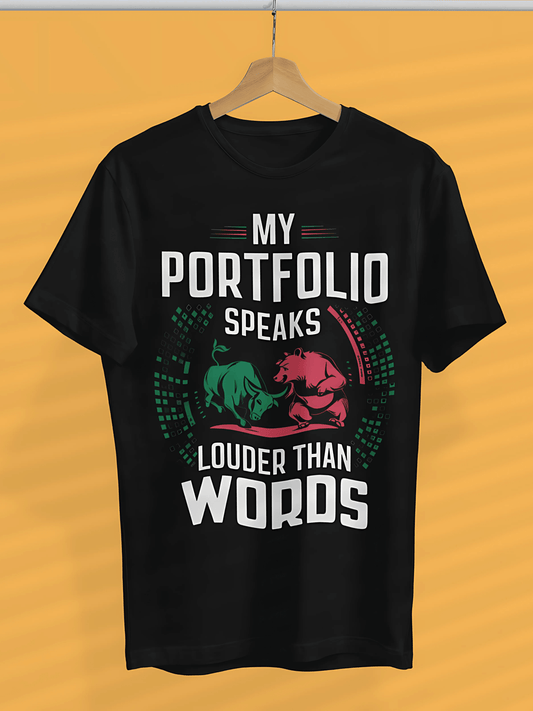 My Portfolio Speaks Louder Than Words - Premium Unisex Tshirt